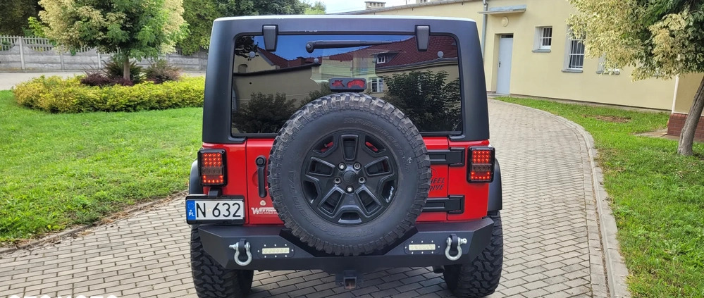 Jeep Wrangler cena 117500 przebieg: 117000, rok produkcji 2014 z Elbląg małe 92